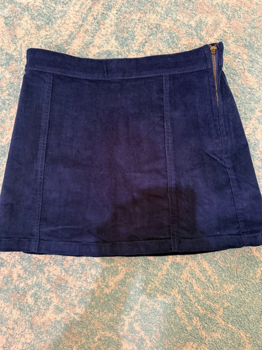Girls Crewcuts Navy Corduroy Mini Skirt